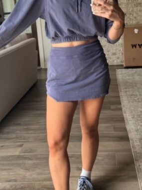 FP Movement by Free People Slate Blue Mini Skort